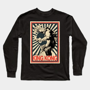 Vintage Poster Kingkong 1933 Long Sleeve T-Shirt